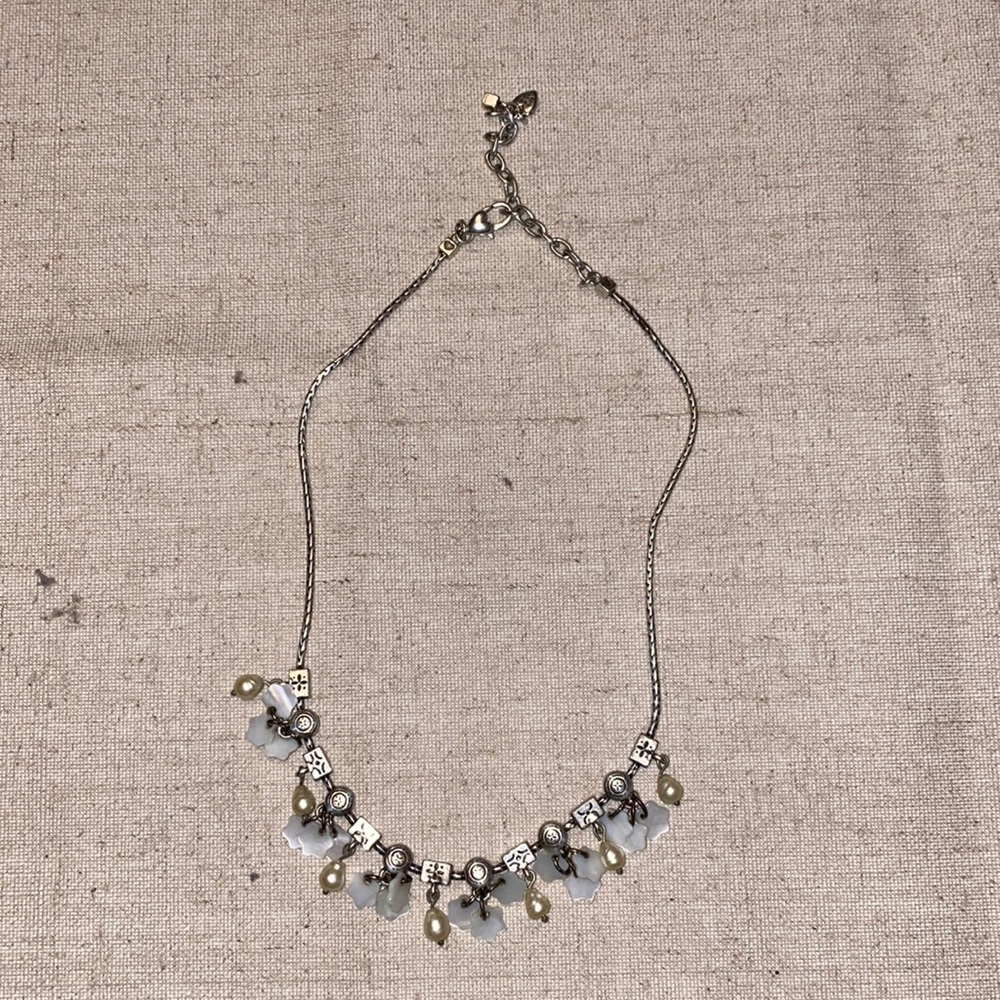 Brighton white Pearl and silver necklace